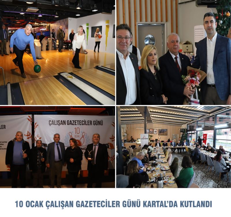 10 OCAK ÇALIŞAN GAZETECİLER GÜNÜ KARTAL’DA KUTLANDI