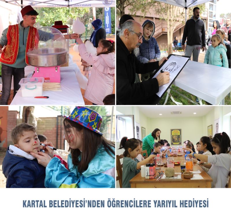 KARTAL BELEDİYESİ’NDEN ÖĞRENCİLERE YARIYIL HEDİYESİ