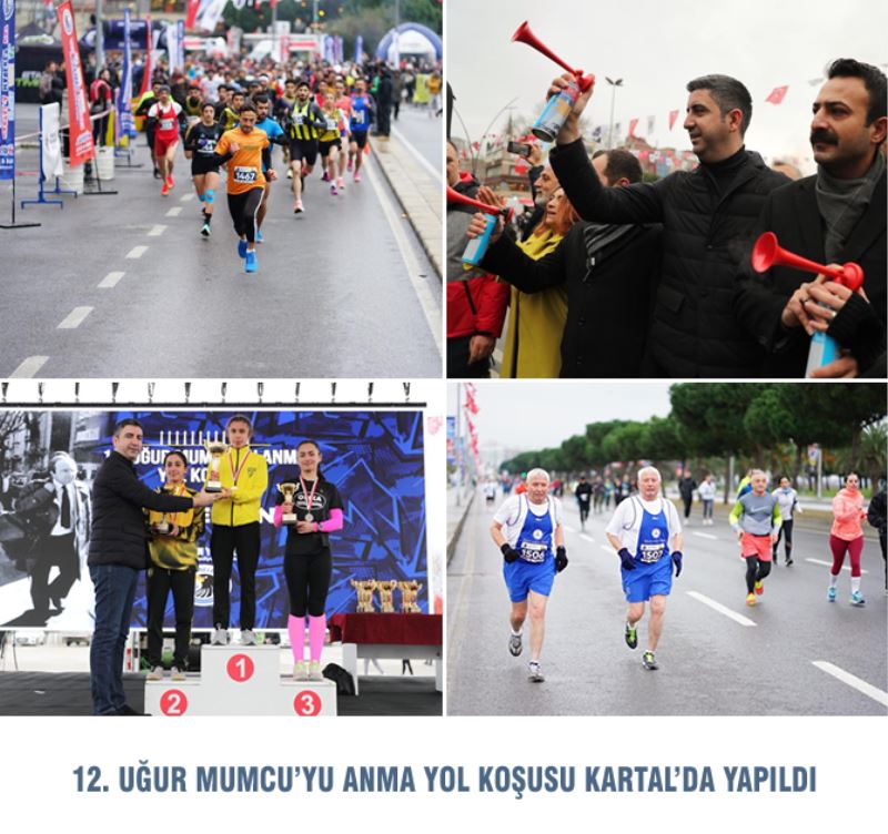 12. UĞUR MUMCU’YU ANMA YOL KOŞUSU KARTAL’DA YAPILDI