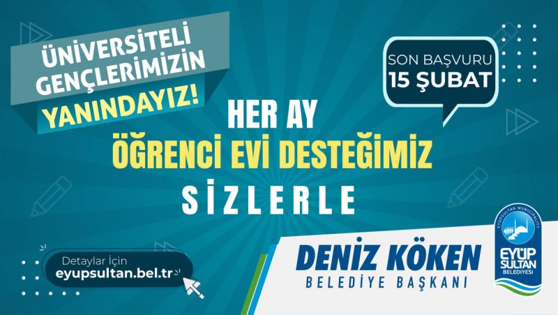 Üniversiteli gençlerimizin yanındayız